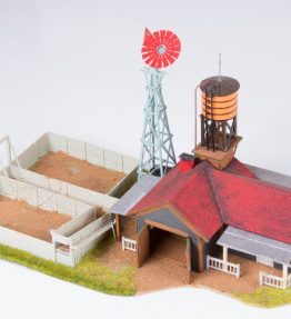 US Gebäude-Modelle H0 - 1:87 fertig gebaut